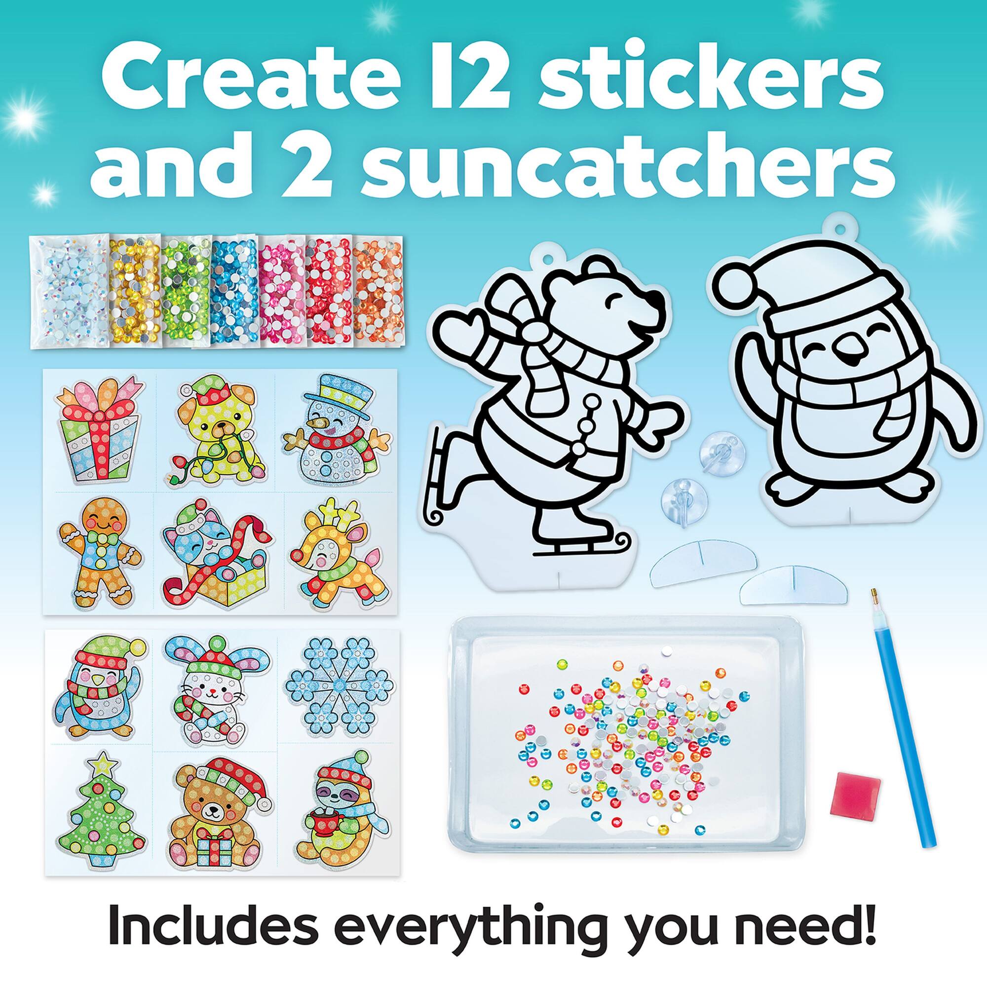Creativity for Kids® Big Gem Diamond Painting Holiday